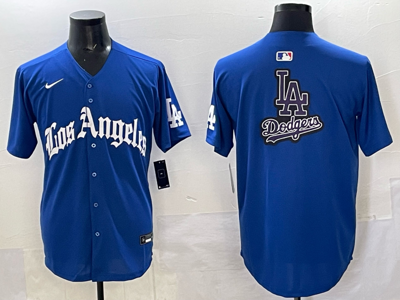 Men Los Angeles Dodgers Blank Blue 2025 Nike MLB Jersey style 0012->los angeles dodgers->MLB Jersey